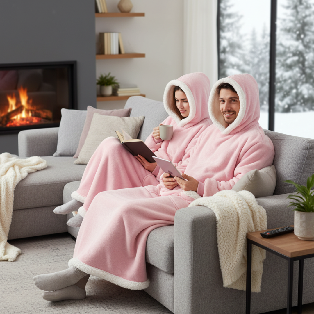 Huggie™ - Flanell-Kapuzendecke